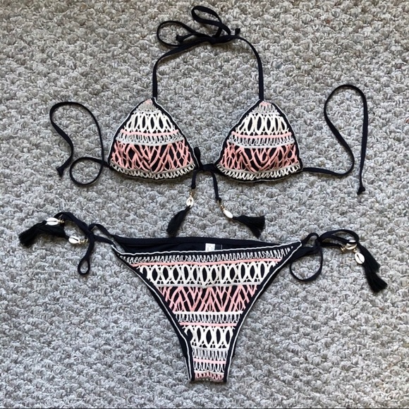 Seafolly Other - Seafolly • crochet bikini set